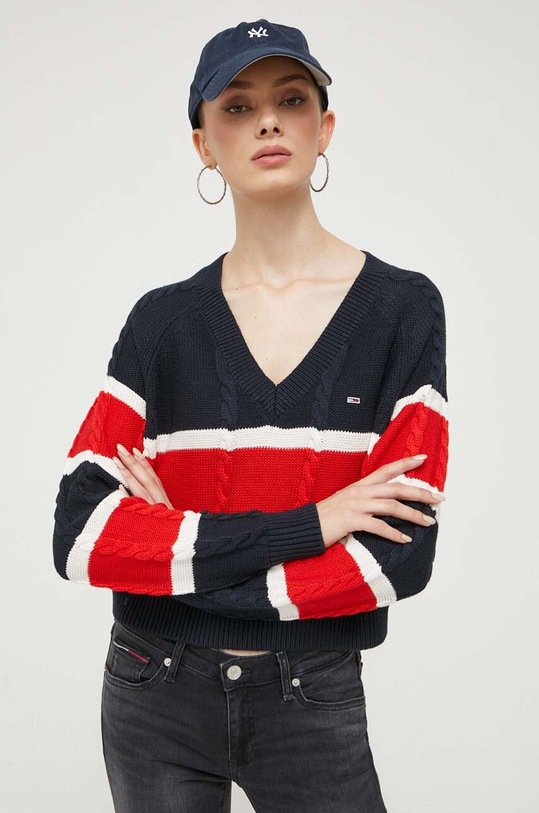 Tommy Jeans sweter pozostałe granatowy DW0DW15941
