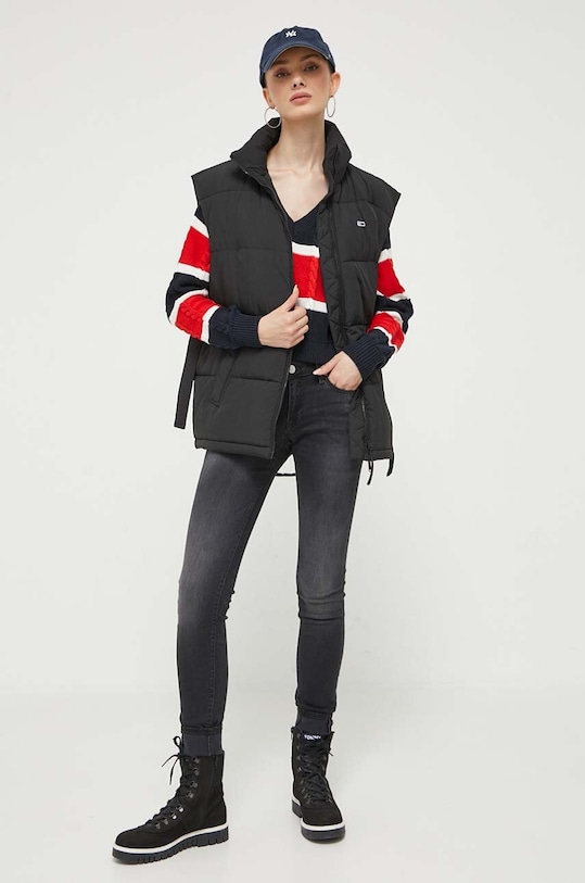 Tommy Jeans sweter DW0DW15941 granatowy AW23