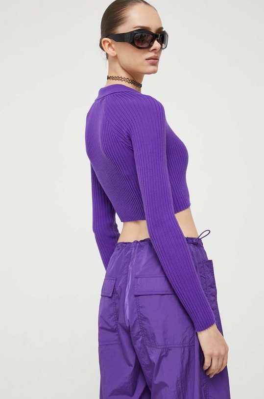 Oblečenie Sveter Tommy Jeans DW0DW14950 fialová