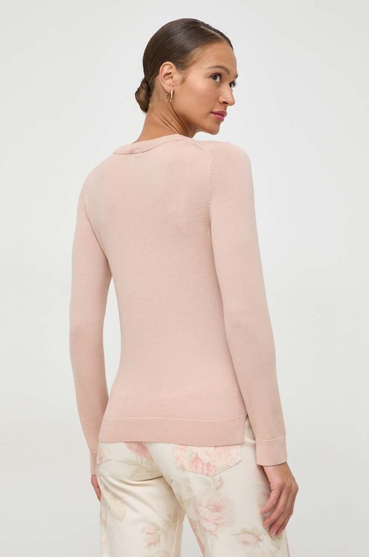 Odzież BOSS sweter wełniany 50492551 różowy