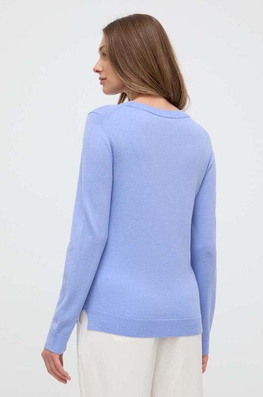Odzież BOSS sweter wełniany 50492551 niebieski