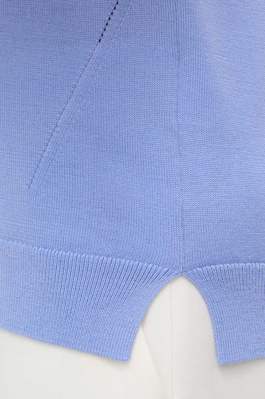 BOSS sweter wełniany 50492551 niebieski