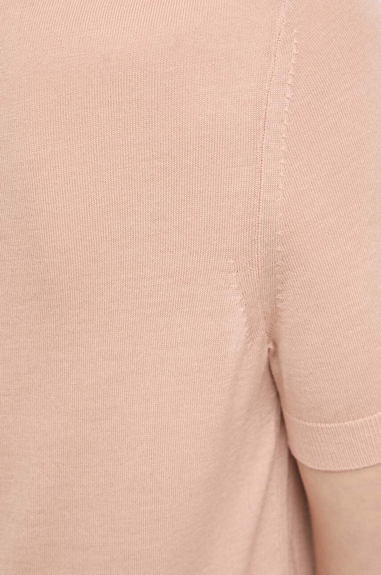 BOSS sweter wełniany 50492857 różowy