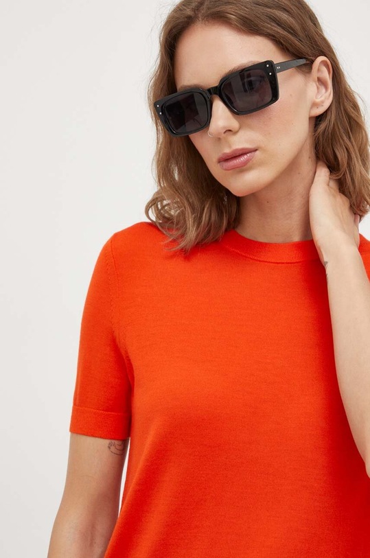 BOSS pulover de lana portocaliu 50492857