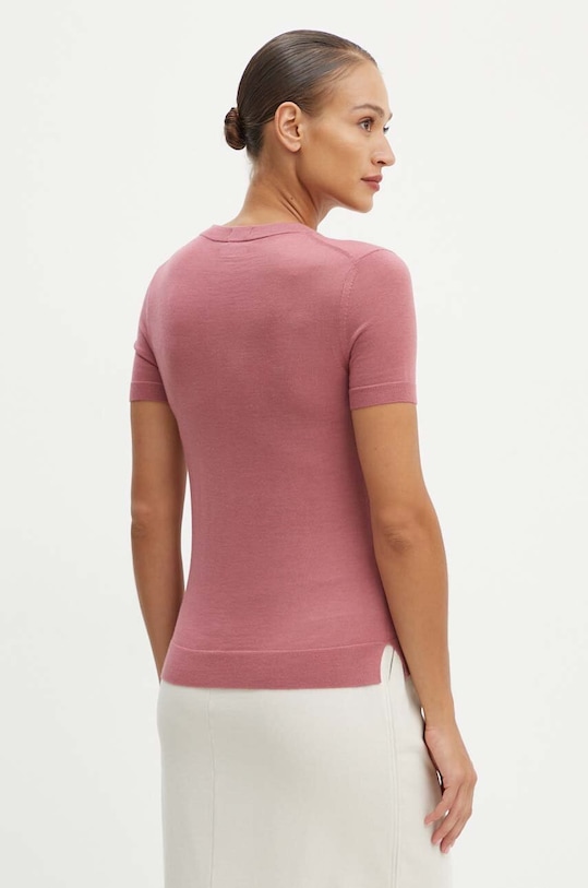 Ρούχα Μάλλινο πουλόβερ BOSS 50492857 ροζ