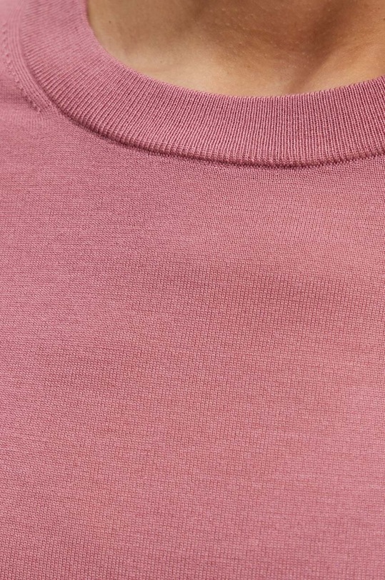 Μάλλινο πουλόβερ BOSS 50492857 ροζ