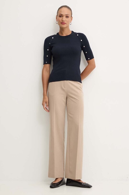 BOSS pulover din amestec de lana 50493911 bleumarin AW24