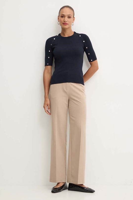 BOSS maglione in misto lana 50493911 blu navy AW24