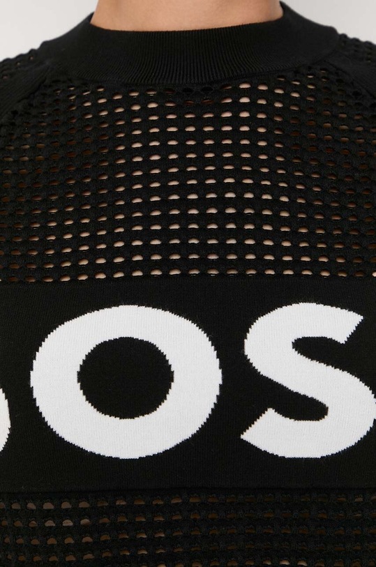 Пуловер BOSS 50494137 черен