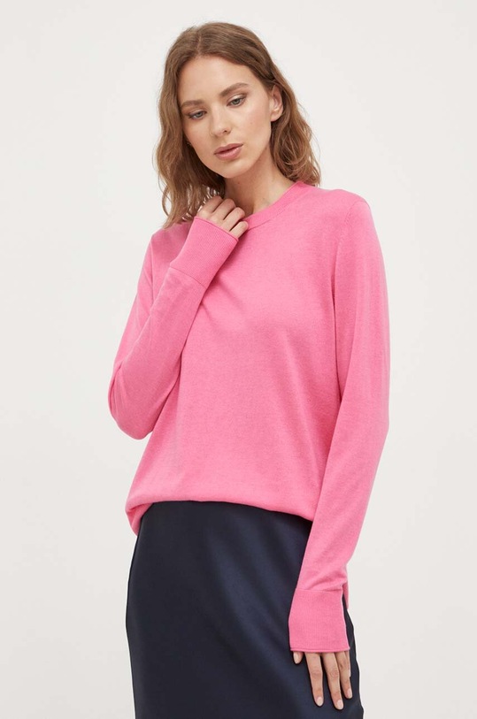 BOSS sweter pozostałe różowy 50497500