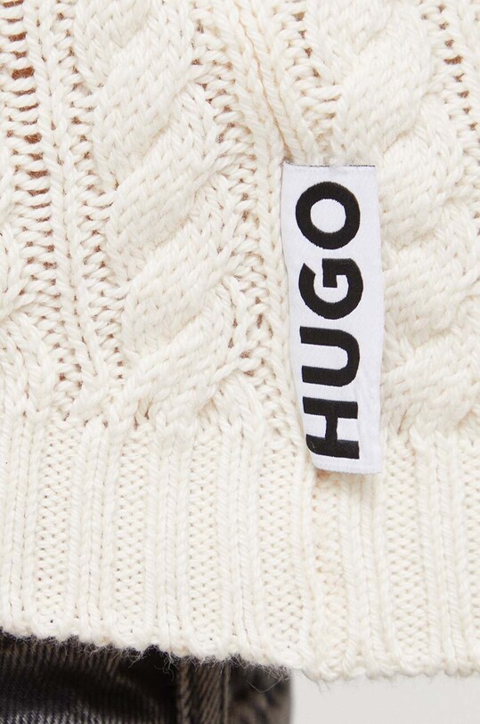 HUGO pulover 50493749 bej