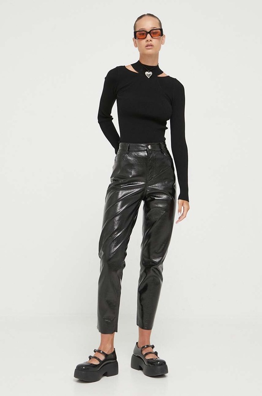 HUGO sweter 50493758 czarny AW23