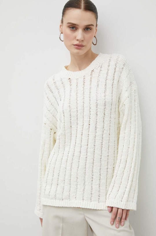 Samsoe Samsoe sweter F23200005 beżowy AW23