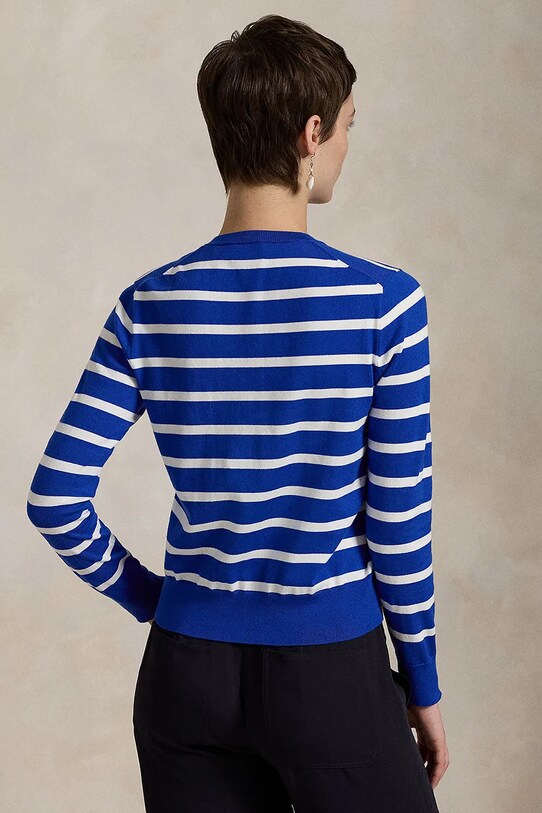 Kardigán Polo Ralph Lauren 211891885 modrá SS25