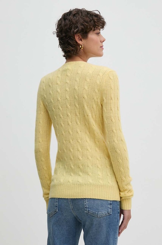 Odzież Polo Ralph Lauren sweter wełniany 211910421 żółty