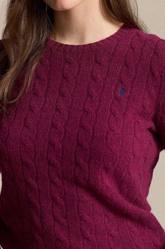 Polo Ralph Lauren sweter wełniany fioletowy 211910421
