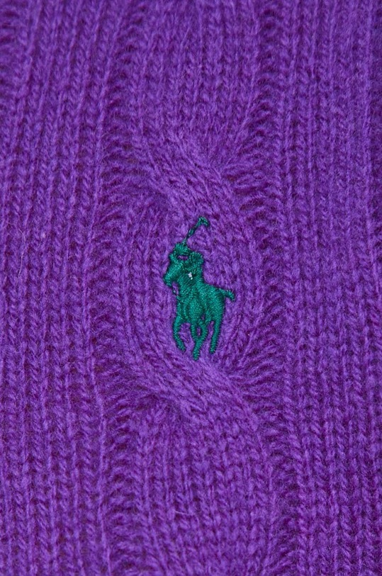Μάλλινο πουλόβερ Polo Ralph Lauren 211910421 μωβ