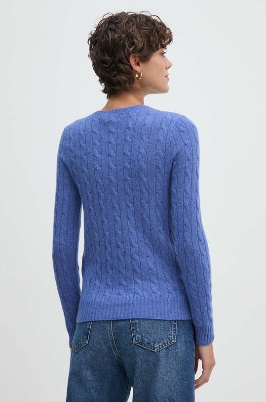 Odzież Polo Ralph Lauren sweter wełniany 211910421 niebieski