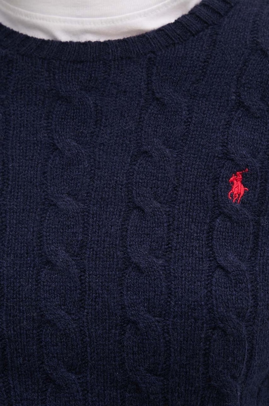 Polo Ralph Lauren sweter wełniany 211910421 granatowy