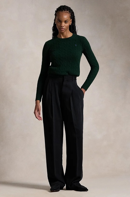 Abbigliamento Polo Ralph Lauren maglione in lana 211910421 verde