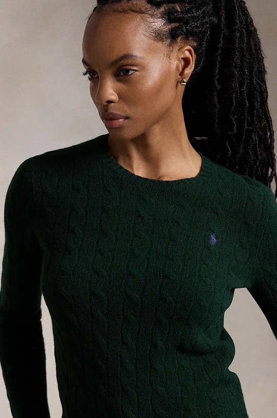 Polo Ralph Lauren maglione in lana verde 211910421