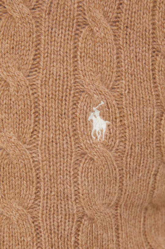 Polo Ralph Lauren gyapjú pulóver 211910421 bézs