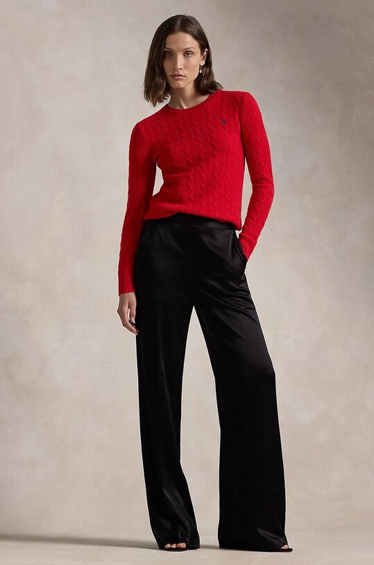 Oblečenie Vlnený sveter Polo Ralph Lauren 211910421 burgundské