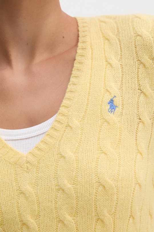 Polo Ralph Lauren maglione in lana 211910422 giallo