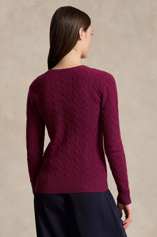 Vlněný svetr Polo Ralph Lauren 211910422 fialová AW24