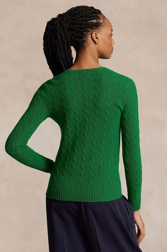 Polo Ralph Lauren pulover de lana 211910422 verde AW24