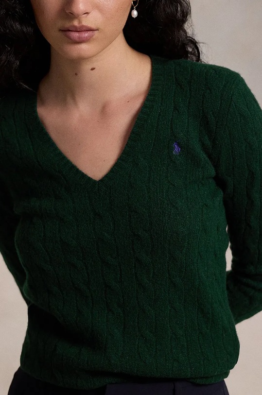 Μάλλινο πουλόβερ Polo Ralph Lauren πράσινο 211910422