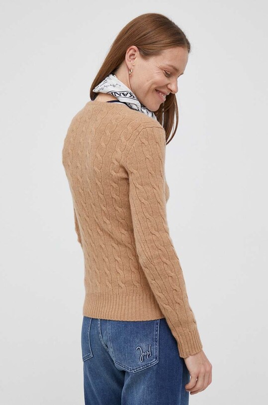 Ρούχα Μάλλινο πουλόβερ Polo Ralph Lauren 211910422 μπεζ