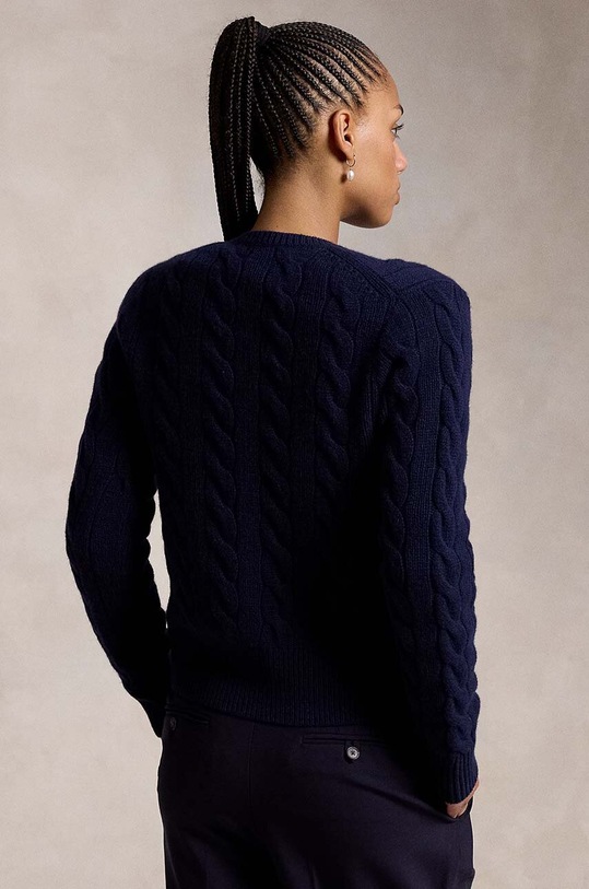 Vlněný svetr Polo Ralph Lauren 211910443 modrá AW24