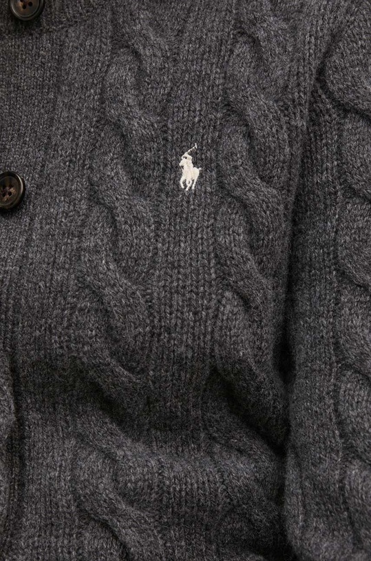 Вълнена жилетка Polo Ralph Lauren 211910443 сив