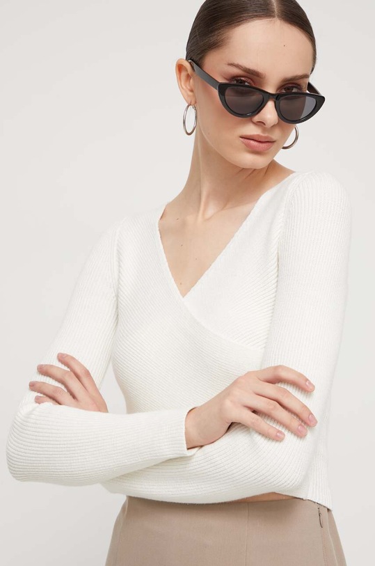 Πουλόβερ Hollister Co. μπεζ KI350.3145.178