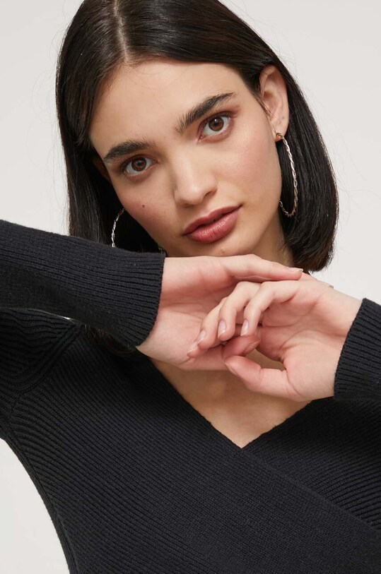 Πουλόβερ Hollister Co. KI350.3145.900 μαύρο