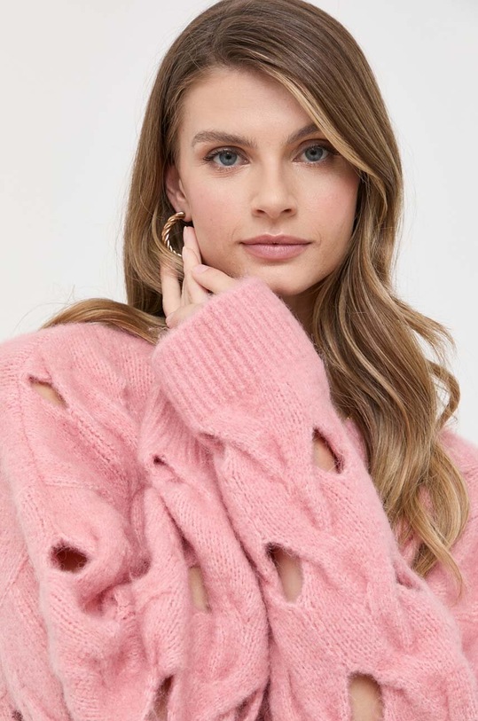 Вовняний светр Pinko рожевий 101698.A14K
