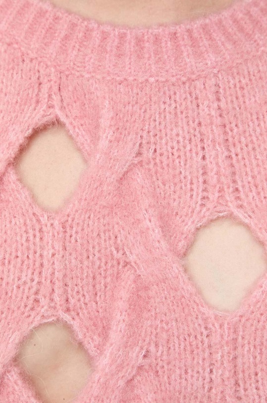 Вовняний светр Pinko 101698.A14K рожевий