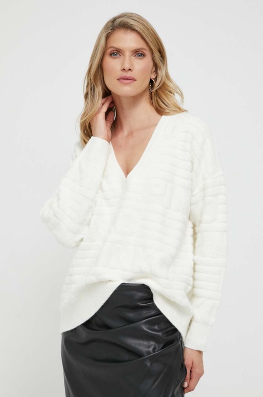 Pinko sweter pozostałe beżowy 101581.A117