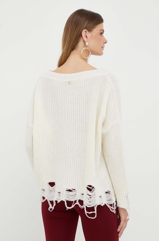 Odzież Pinko sweter wełniany 101788.A15H beżowy