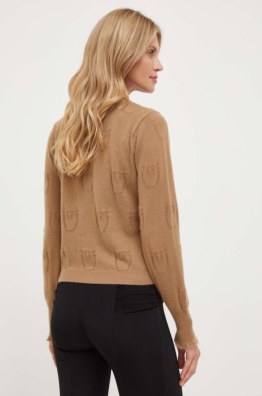 Odzież Pinko sweter kaszmirowy 101498.A0ZY brązowy