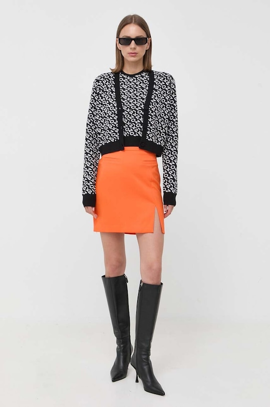 Pinko kamizelka z domieszką wełny 101632.A12K czarny AW23