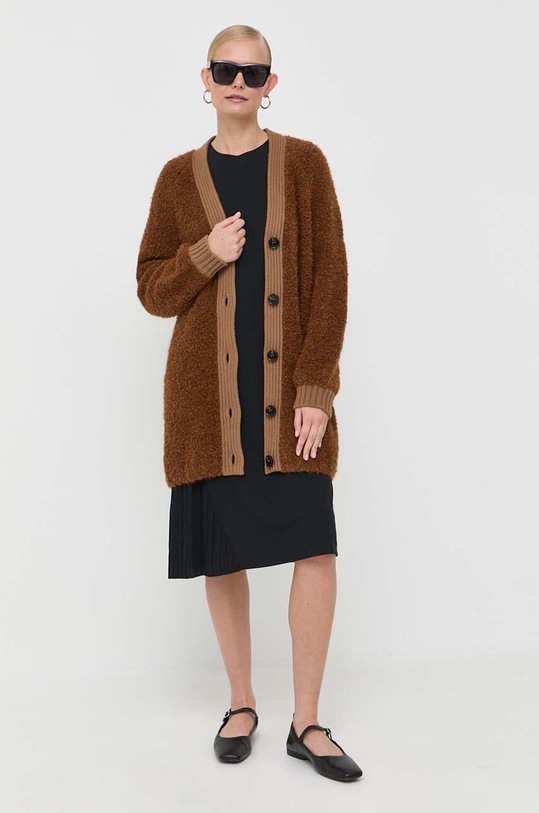 Weekend Max Mara cardigan din lana 2353160139600 maro AW23