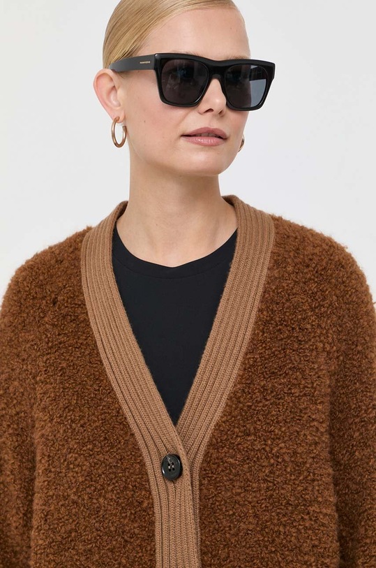 Weekend Max Mara cardigan din lana maro 2353160139600