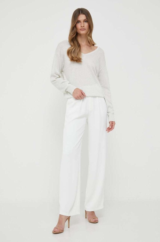 Pepe Jeans sweter z domieszką wełny Dani PL702011.808 szary AW23