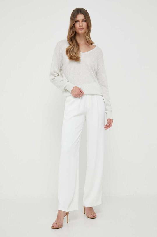 Pepe Jeans sweter z domieszką wełny Dani PL702011.808 szary AW23