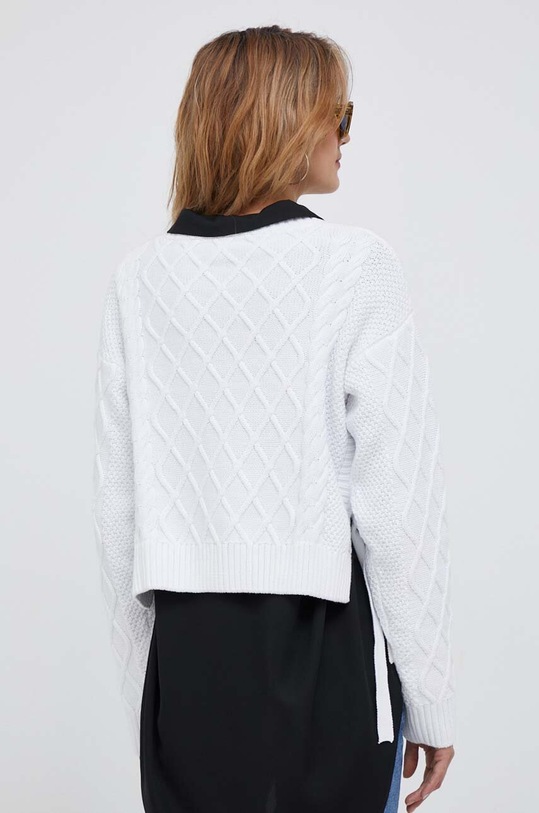 Îmbrăcăminte Pepe Jeans pulover de bumbac PL702026.800 alb