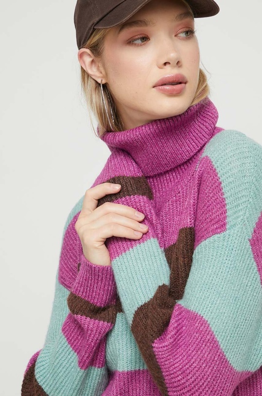 Roxy sweter turkusowy ERJSW03570