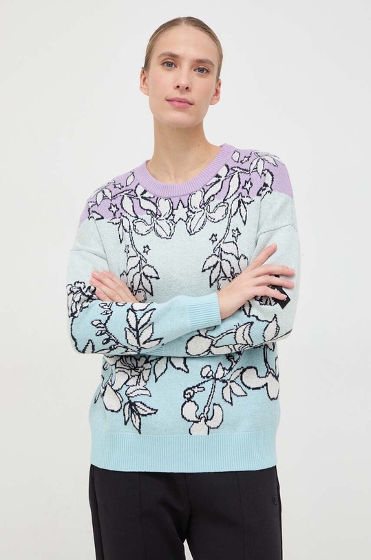 Roxy sweter z domieszką wełny x Rowley niebieski ERJFT04707