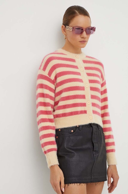 Πλεκτή ζακέτα Levi's ροζ A3235.0010